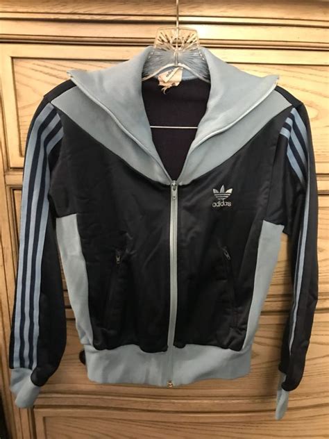 vintage gallery adidas jacke 1970er weiß blau|Adidas Vintage.